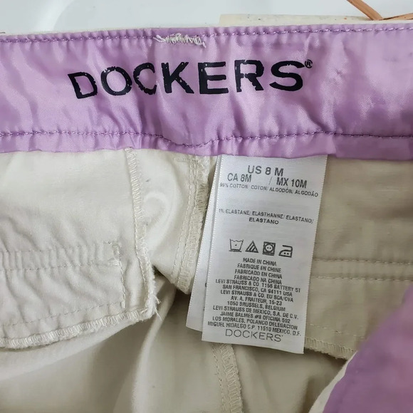 DOCKERS | Khaki Straight Leg Trouser Pant 8 - Picture 6 of 6